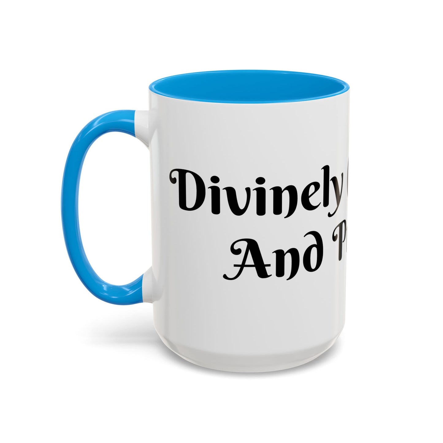 Divinely Caffeinated and Protected Mug Perfect for Coffee Lovers