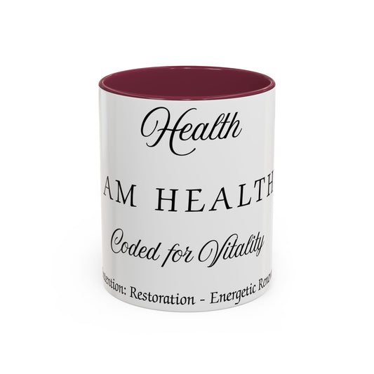 Health Intention Mug Affirmation For Health