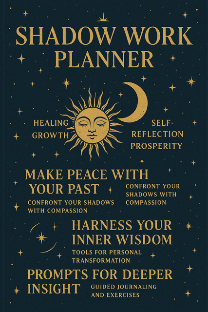 🌘 2025–2026 Shadow Work Planner